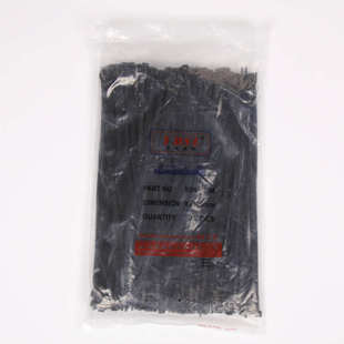 永达扎带 8*300mm自锁式尼龙塑料扎带250条束线捆绑带白黑色