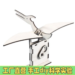 飞翔 翼龙小学生科学科技小制作DIY连杆传动手工材料科学实验X58