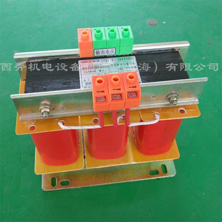 供应 自动化配套415V380变380V转200V三相滤波隔离变压器100%铜