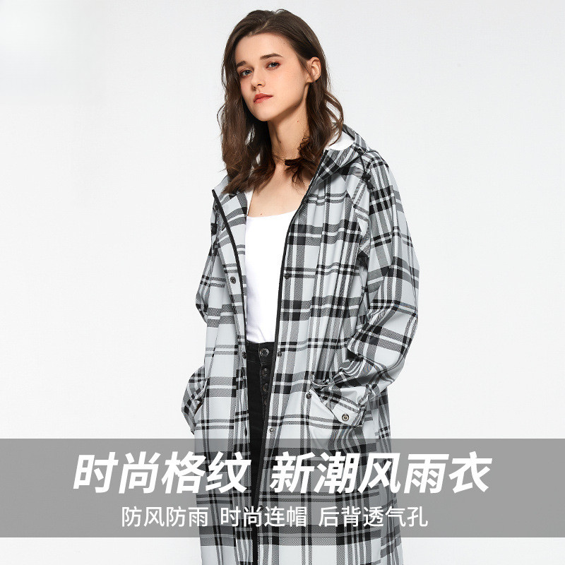 时尚长款风衣男女式户外雨衣雨披外套