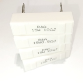 15瓦高脚陶瓷水泥电阻 二保焊机舞台音箱分频器15W0.5欧10R20R24R