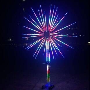 L彩ED景观烟花现灯KPT树外防水代户新款礼花灯工程庭院装饰灯烟花