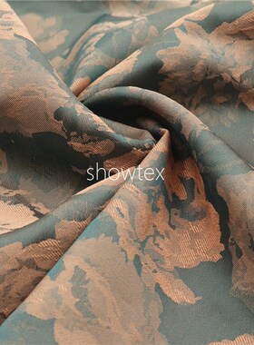 XH022 弹力缎面暗纹提花 染色现货女装旗袍睡衣汉服热卖面料