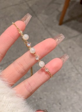 高级感珍珠手链女生款温柔国风手链轻奢小众精致手串女手绳手饰品