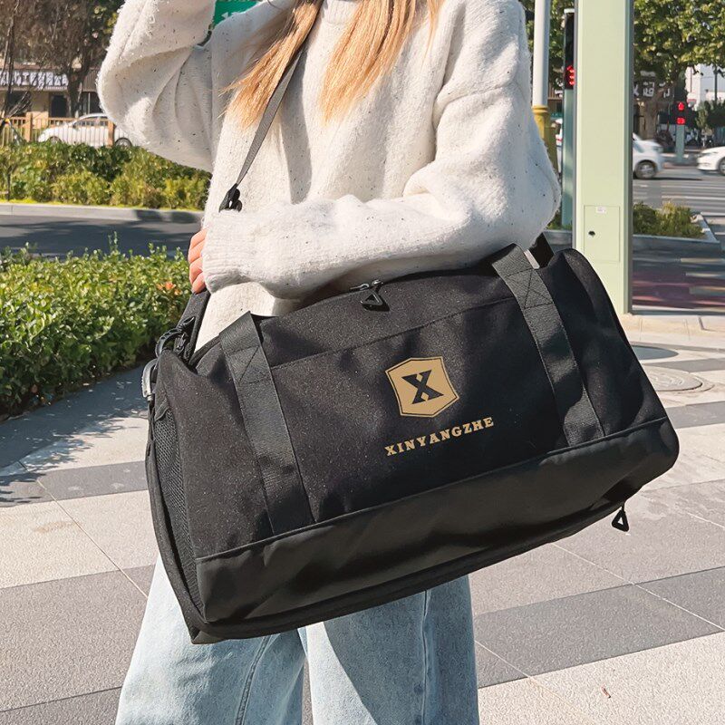 加厚帆布旅行包男款大容量手提包行李袋出差旅游包训练足球装备包