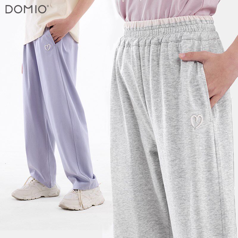 女童裤子夏装新款儿童运动裤夏季薄款直筒防蚊裤大童休闲卫裤童装