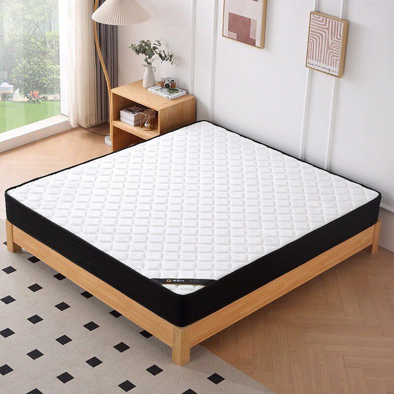 舒适席梦思床垫软硬适中家用卧室独立弹簧棕垫天鹅绒1.8*2米20cm