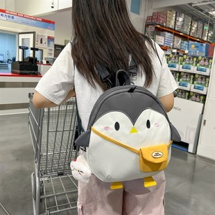 可爱迷你双肩包女2024新款时尚卡通书包初中生春游包包大学生背包