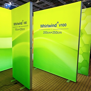 展会发光背景墙发光背景架背v景墙展架折叠便携式LED卡布灯箱定制