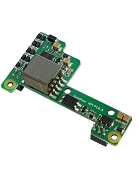 树莓派3B+/4B扩展板POE以太网供电模块可接风扇支持802.3af