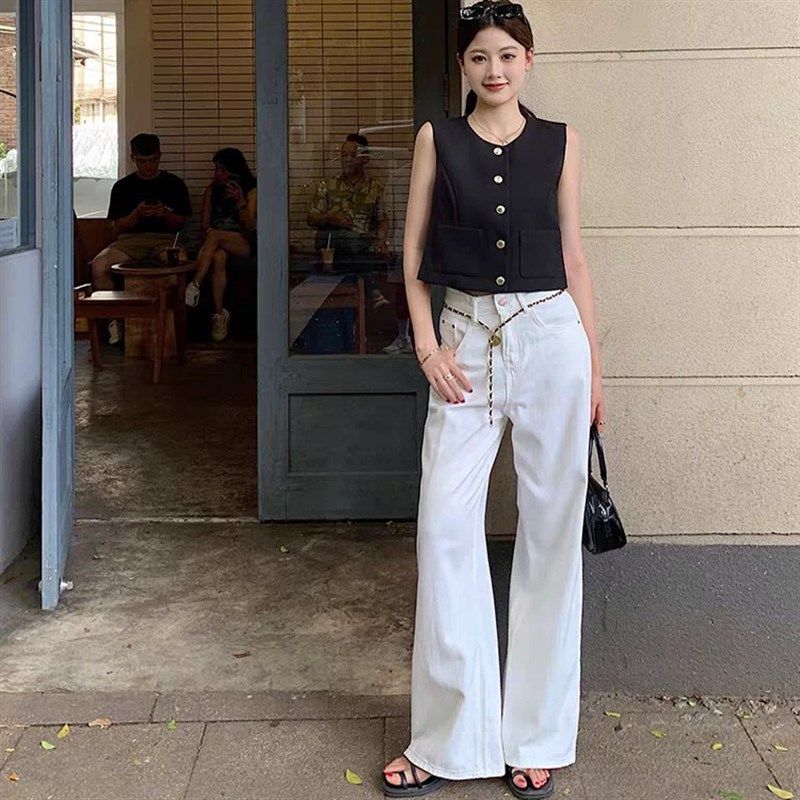 西装马甲女时髦洋气短款显瘦复古风外穿2025新款夏季薄款女装上衣