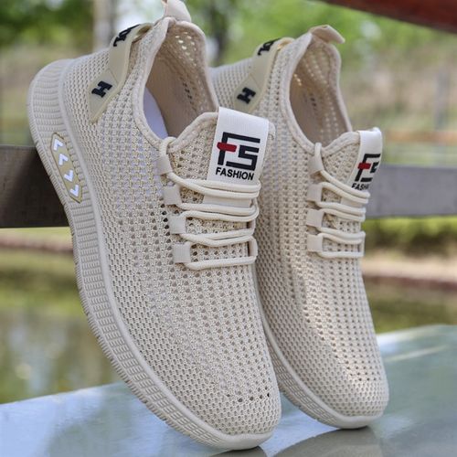 夏季网鞋男镂空透气网面运动鞋青少年休闲百搭轻便软底洞洞凉鞋男