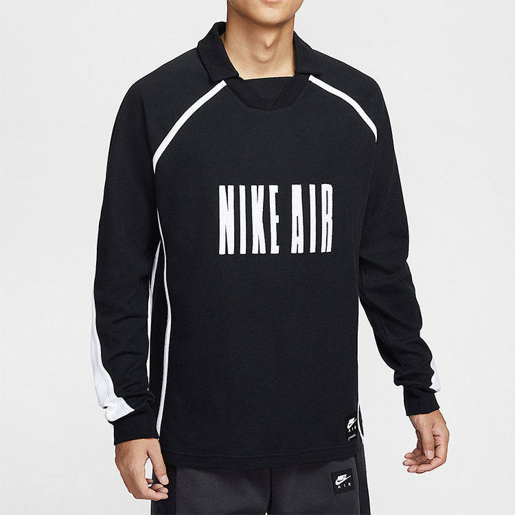 Nike/耐克秋季款男士运动宽松针织足球长袖T恤上衣HV1321-010