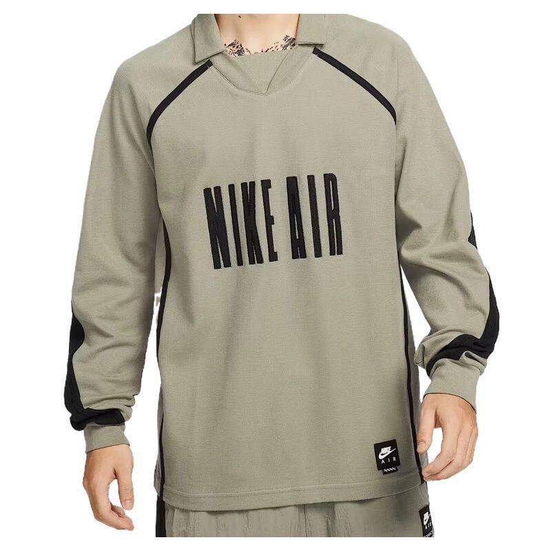 Nike/耐克秋季款男士运动宽松针织足球长袖T恤上衣HV1321-320