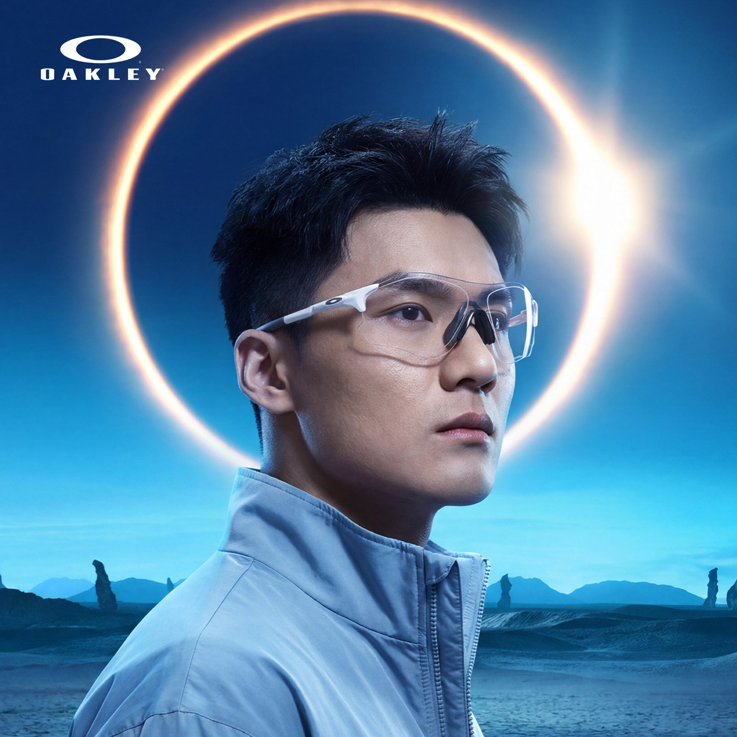 Oakley欧克利运动防滑眼镜专业跑步眼镜篮球护目镜防撞EVZERO9313图片