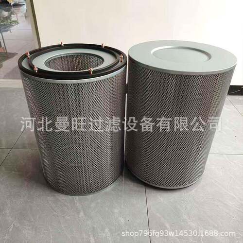 不锈钢吊装式除尘滤芯325*500工业粉尘回收系统滤筒空气过滤器