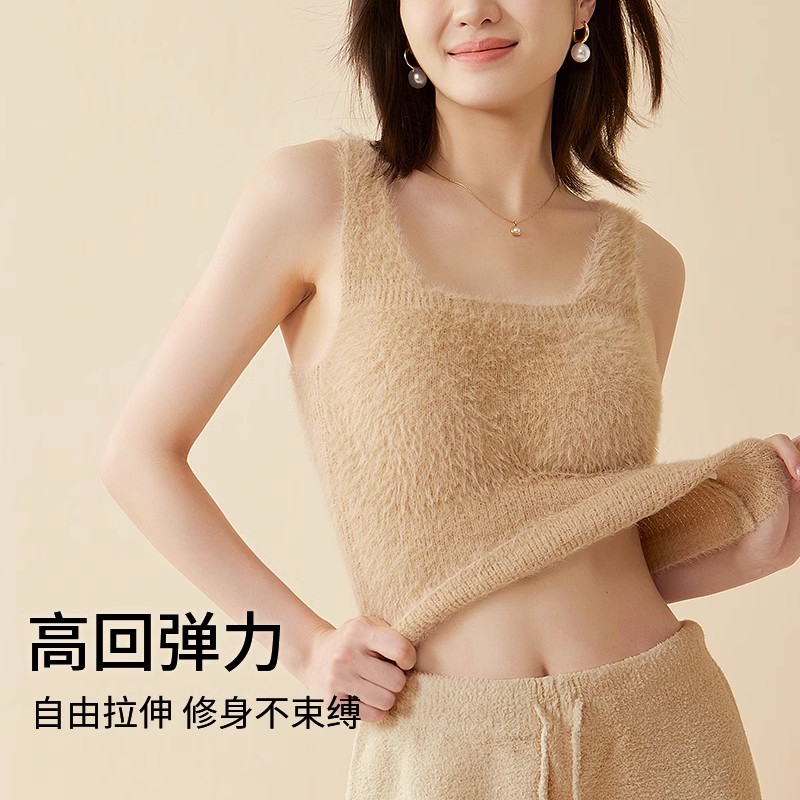 带胸垫免穿文胸舒适百搭吊带打底