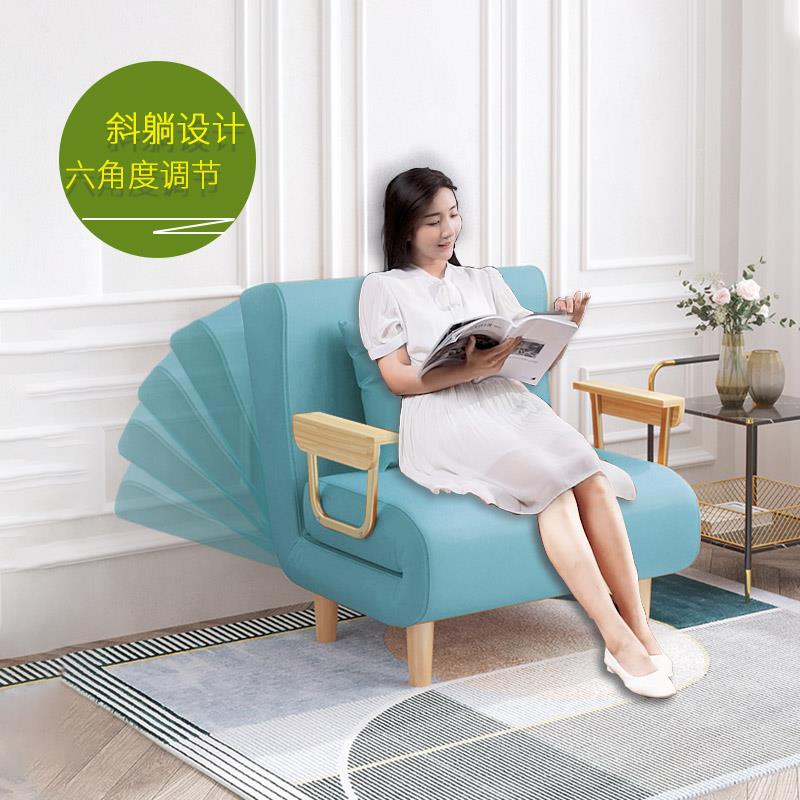 两用单人小型沙发办公室午休床临时床沙发可折叠隐形床阳台沙发床