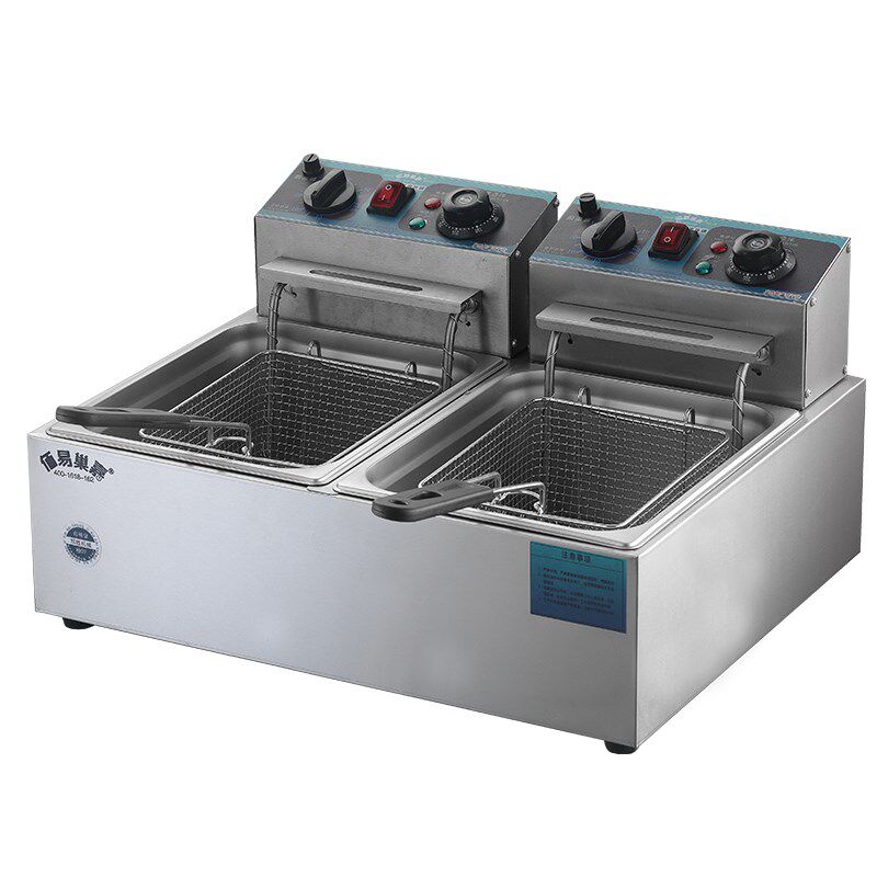 单缸双缸电热自动恒温商用摆摊油炸锅炸鸡排炸薯条关东煮煮面炉
