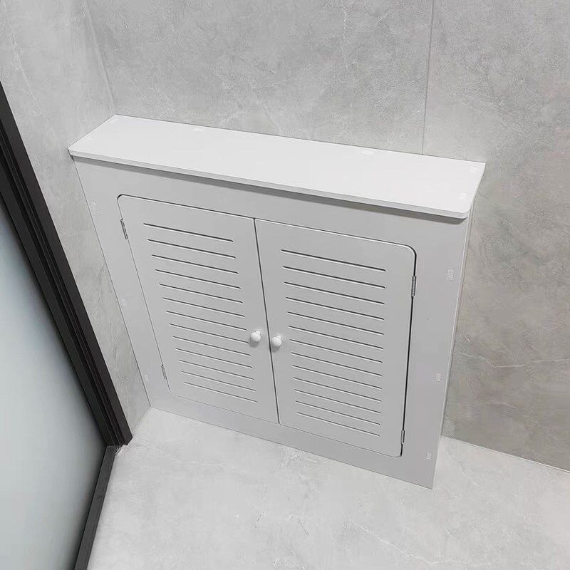 地暖分水器遮挡罩客厅暖气片阀门遮丑置物柜卫生间管道水表遮挡柜