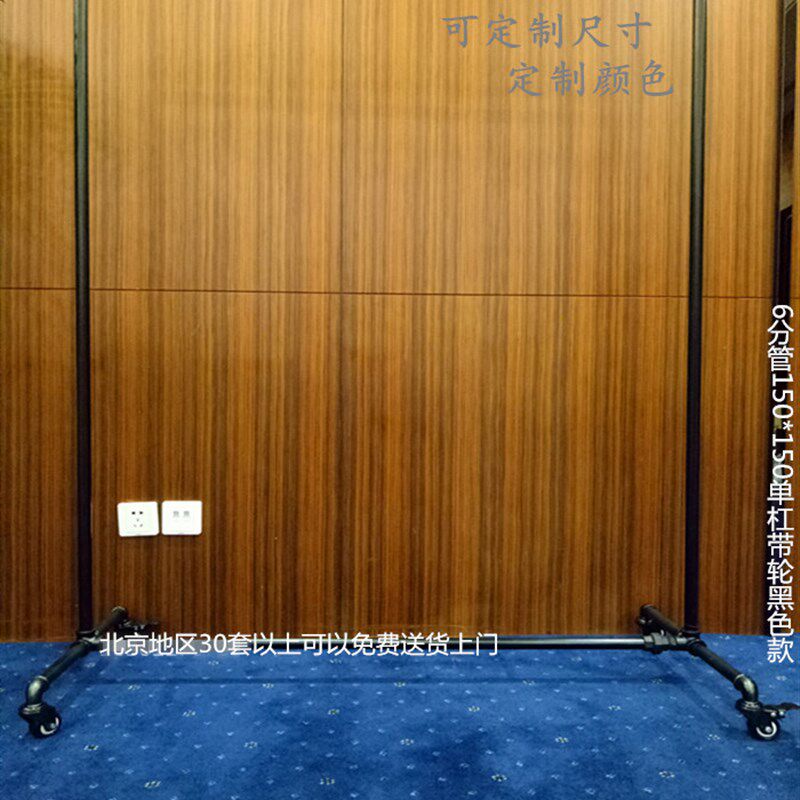 包邮复古服装展示架铁艺水管衣帽架挂杆单杠龙门架落地晾衣架壁挂