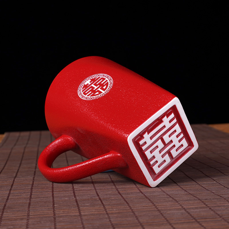 结婚敬茶杯喜碗套装陶瓷对碗对杯礼物婚庆新人送礼品陪嫁用品大全