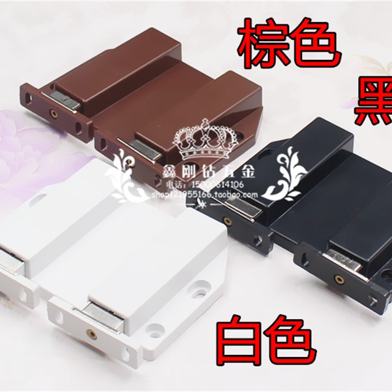 特大号柜门反弹器双门自弹柜吸橱柜门吸门碰免拉手强磁碰珠按弹器