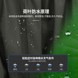 套装 小燕子防爆雨雨裤 全身雨衣成人电动车骑行外卖劳保反光条雨服