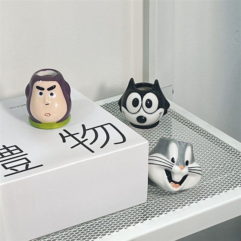 可爱卡通巴斯光年牙刷架浴室卫生间儿童牙具座笔筒置物架摆件装饰
