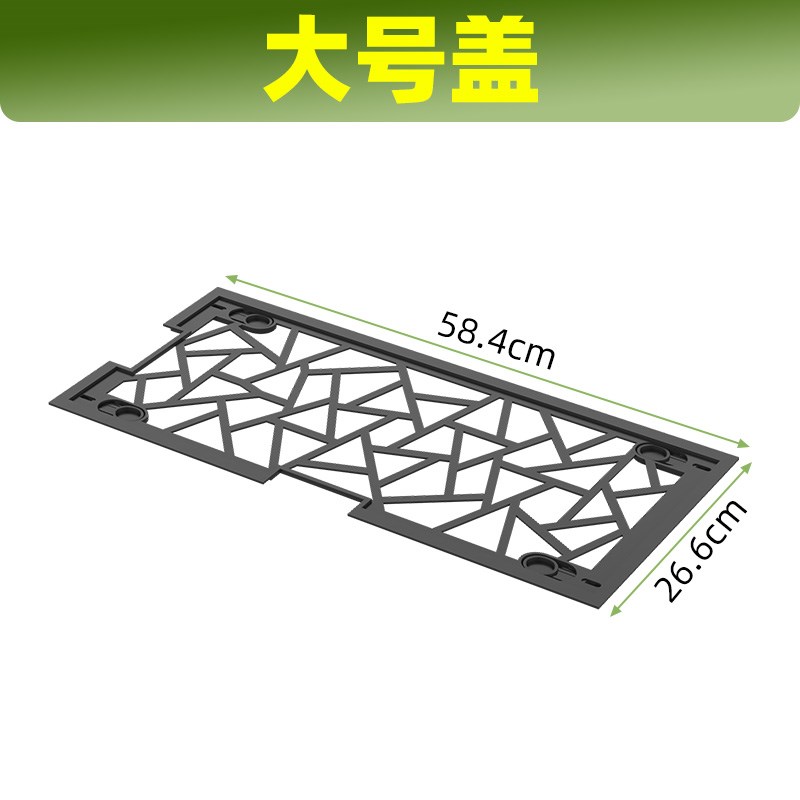 乌龟缸家用带晒台带盖子盖板小号中号大号爬台生态亚克力饲养箱