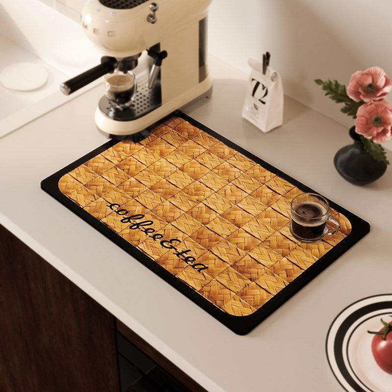 厨房台面沥水垫吸水垫餐具保护垫碗盘餐垫灶台水槽洗碗防烫置物垫,居家布艺,厨房地垫,淘宝优惠券,粉丝福利购,淘宝优惠卷