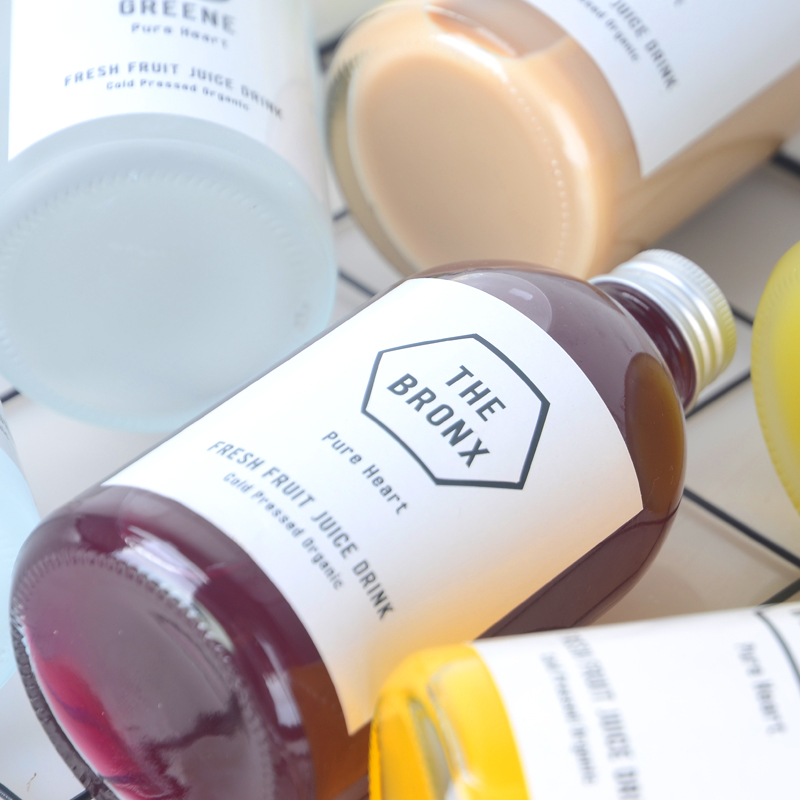 包邮蒙砂泡茶瓶饮料瓶果酒瓶铝盖果汁瓶咖啡瓶果蔬汁极简玻璃瓶