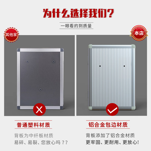 铝合金钥匙箱壁挂式房产中介收纳盒家用带锁物业汽车锁匙管理柜