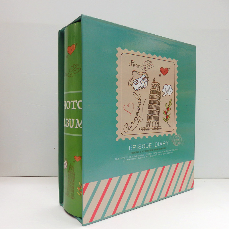 过塑插页式6寸相册300张大容量4R情侣家庭大本影集宝宝成长相簿