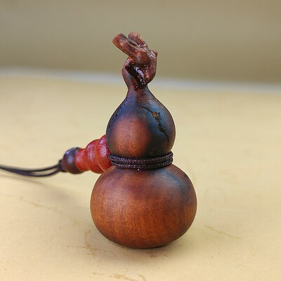 手机挂饰雷劈枣木小葫芦汽车钥匙书包本命年随身吉祥福禄平安木雕