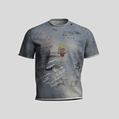 DreamBand 印花 个性 禁入涂鸦 26SS原创·t恤做旧复古休闲风短袖