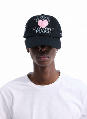 Dream BandSS2025新款LOVE刺绣帽子男款开春夏天韩系棒球鸭舌帽