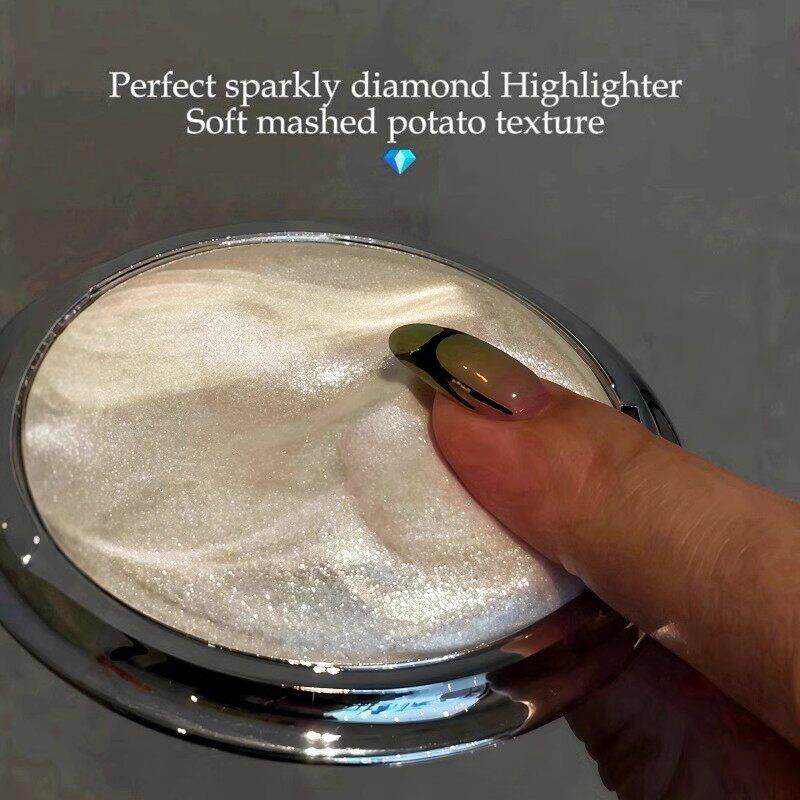 真的是碎钻！土豆泥星河高光膏脸部提亮细闪自然立体腮红眼影平价