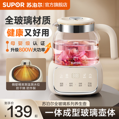 全玻璃养生壶家用/办公室小型