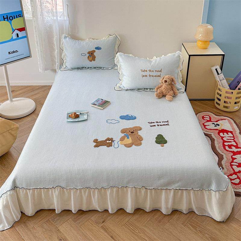 冰丝凉席2025新款床裙三件套床垫床盖可机洗夏天超凉感儿童软席子,床上用品,冰丝席,淘宝优惠券,粉丝福利购,淘宝优惠卷