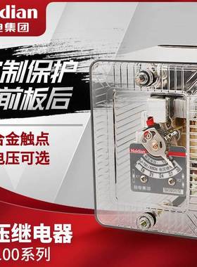 Naidian耐电集团DJ-131 122 132 111电压继电器 板前板后接线