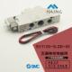 原装 02单体直接配管DC24V 5LZD 日本SMC正品 单控5通电磁阀SY7120