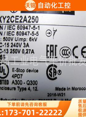 正品现货XY2CE1A250/XY2CE2A250H7 施耐德拉线急停开关【议价】