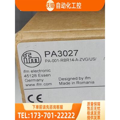 IFM PA3027 PA3060 PA9020 PA3021 易福门【议价】