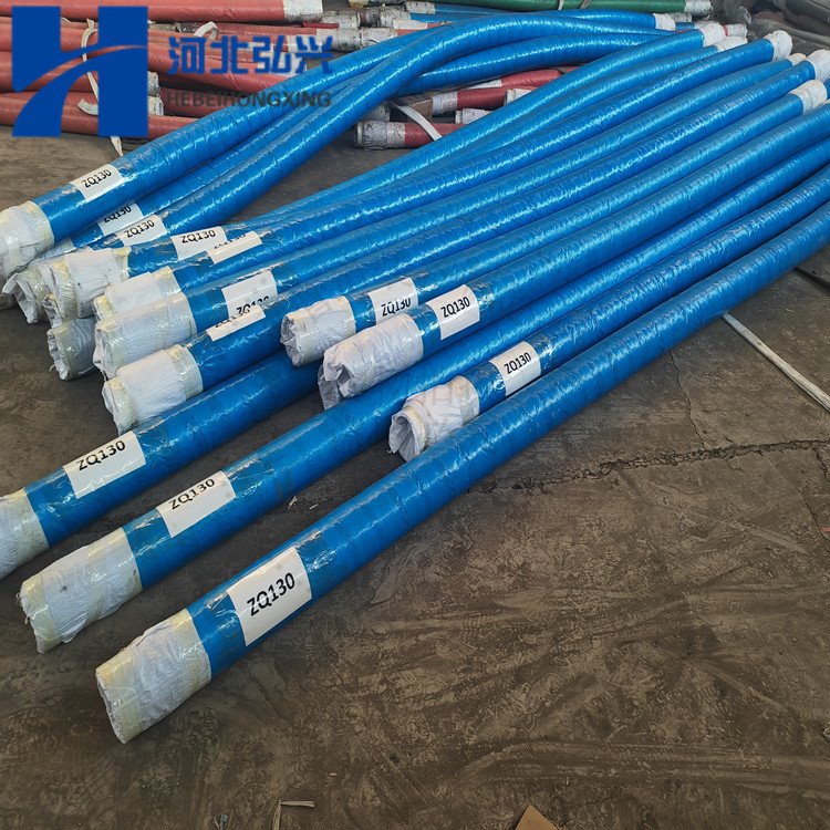 鹏翔湿喷机加护簧软管 锦鸡湿喷机3.3米胶管 加强耐磨软管