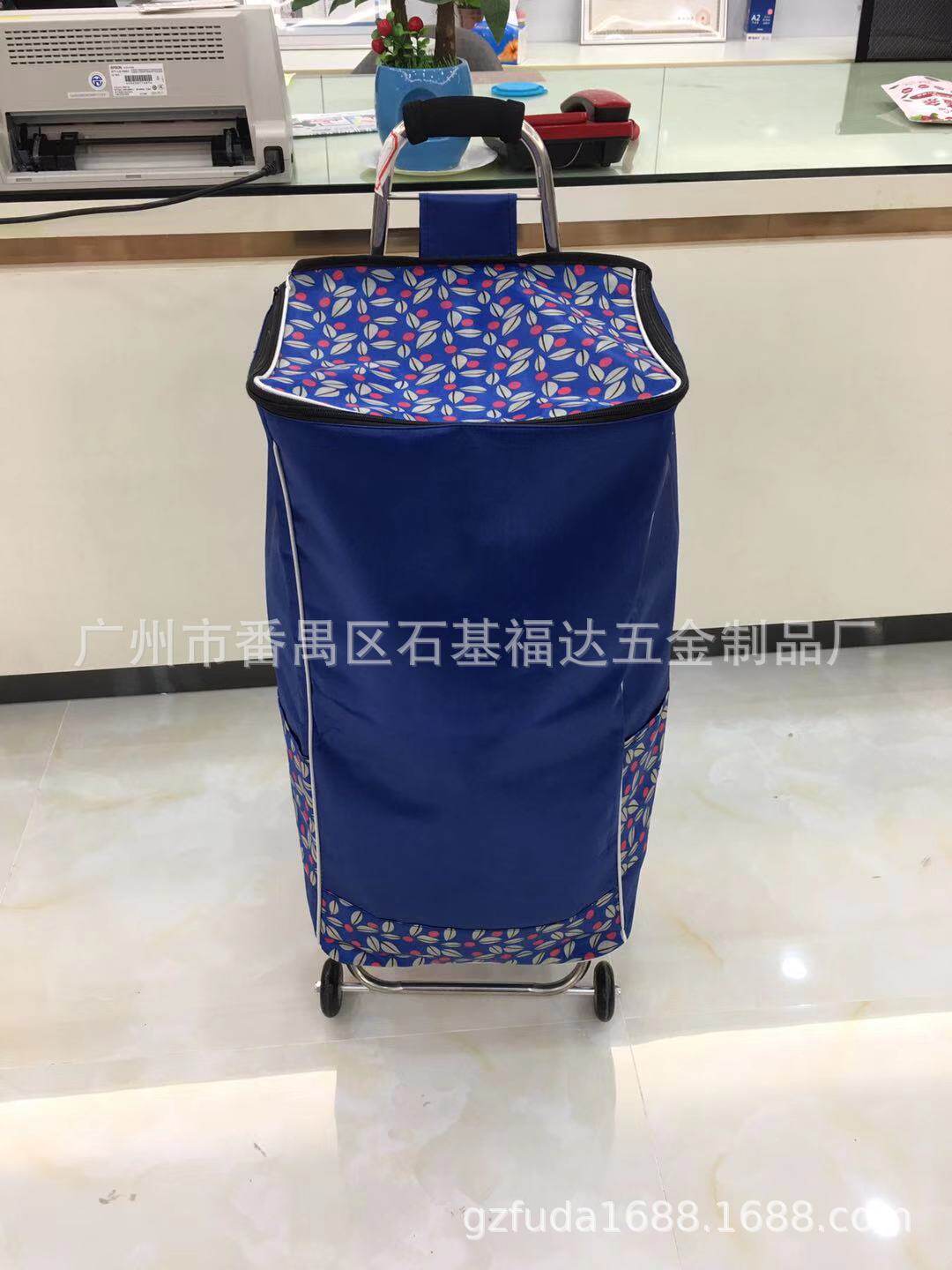 超市购物车老年人买菜手拉车折叠拉杆车布袋拖车行李车手推车批发