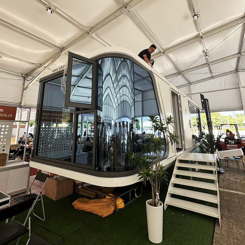 一室一厅一厨一卫太空舱小屋新型住宿房屋轻型钢结构房屋特色民宿