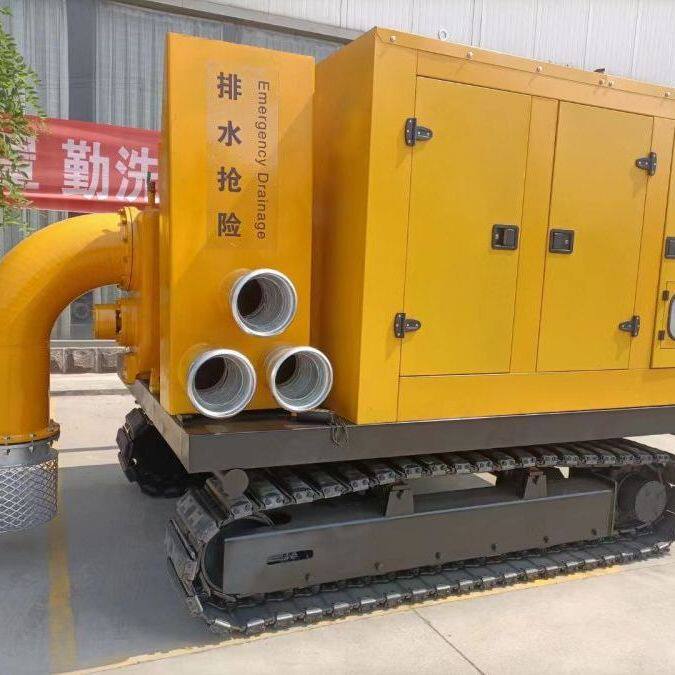 履带式防汛泵车 市政工程排涝抽水泵车 应急抢险履带式防汛泵