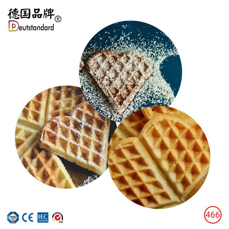 商用华夫饼机 电饼铛 松饼华夫设备 心形状华夫薄饼炉 电热华夫机
