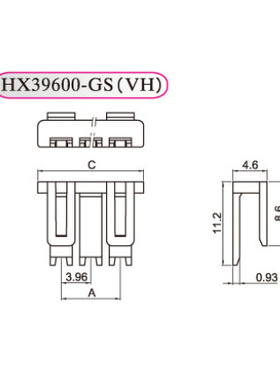 HXH红星卡扣 线扣 HX39600  VH-2GS 3GS 4GS 5GS 6GS 8GS 10GS